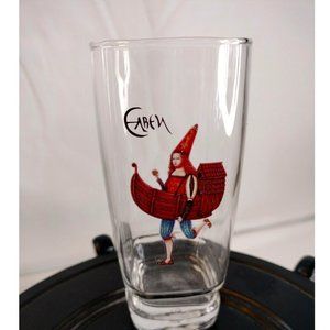 Tumblers Venetian woman carrying a Gondola set of 6 Glass by Eaben Arte Casa